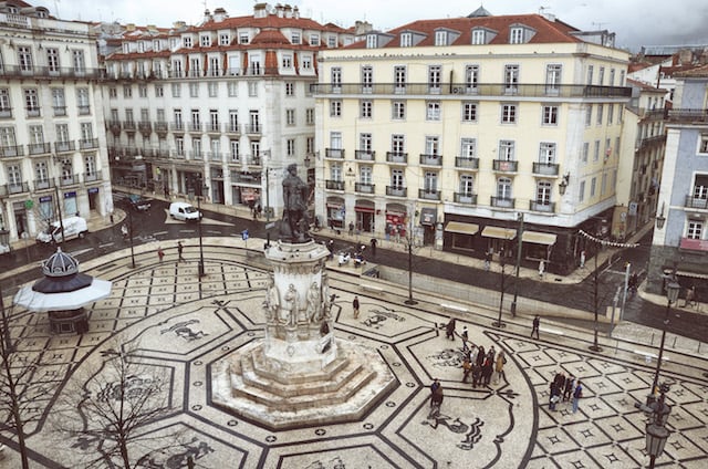 Praça Luís de Camões, no Chiado, Lisboa